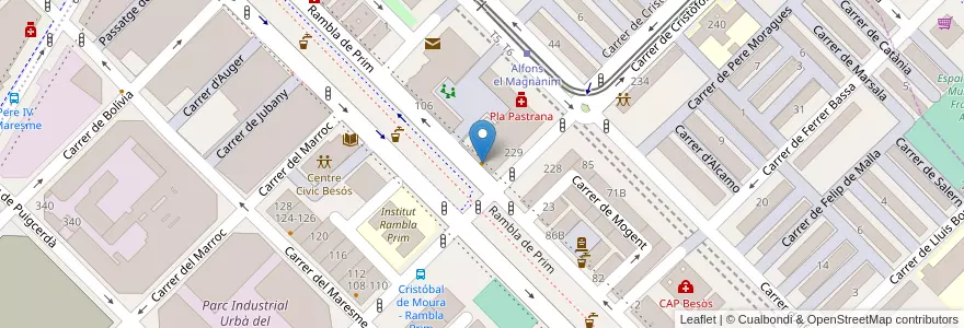 Mapa de ubicacion de Bar Jorepa en スペイン, カタルーニャ州, Barcelona, バルサルネス, Barcelona.