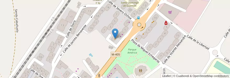 Mapa de ubicacion de Bar Jota Efe en 스페인, Comunidad De Madrid, Comunidad De Madrid, Comarca Sur, Humanes De Madrid.