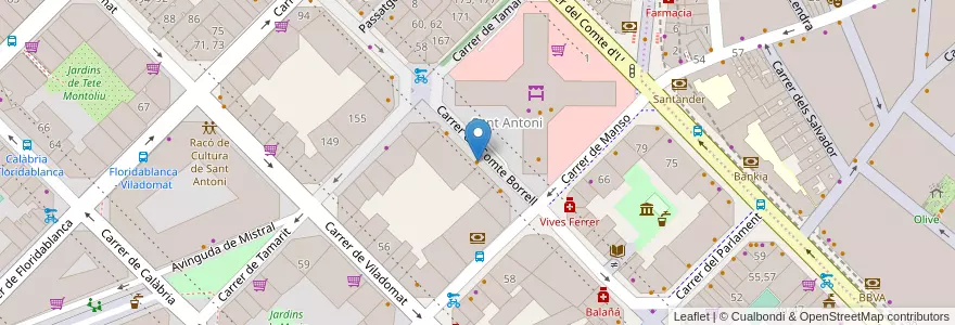 Mapa de ubicacion de Bar Joy en Испания, Каталония, Барселона, Барселонес, Барселона.