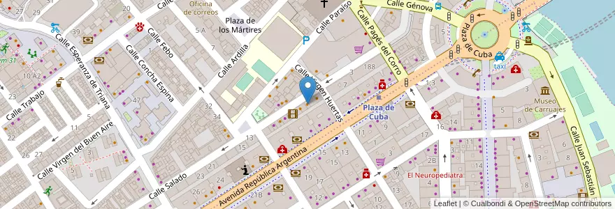 Mapa de ubicacion de Bar La Cala en Espagne, Andalousie, Séville, Séville.