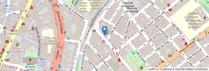 Mapa de ubicacion de Bar la Disculpa en Spagna, Castilla Y León, Salamanca, Campo De Salamanca, Salamanca.