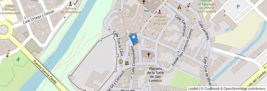 Mapa de ubicacion de Bar La Encina en Espanha, Castela E Leão, Leão, O Berzo, Ponferrada.