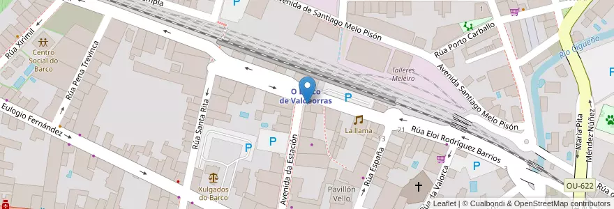 Mapa de ubicacion de Bar La Finca en Испания, Галисия, Оuренсе, Valdeorras, O Barco De Valdeorras.