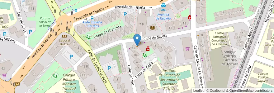 Mapa de ubicacion de Bar La Montaña en Spanien, Autonome Gemeinschaft Madrid, Autonome Gemeinschaft Madrid, Área Metropolitana De Madrid Y Corredor Del Henares, Fuenlabrada.