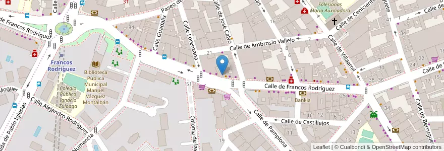 Mapa de ubicacion de Bar La Muralla en Испания, Мадрид, Мадрид, Área Metropolitana De Madrid Y Corredor Del Henares, Мадрид.