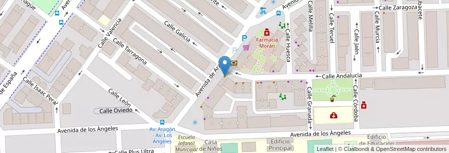 Mapa de ubicacion de Bar La Rubita en Spanien, Autonome Gemeinschaft Madrid, Autonome Gemeinschaft Madrid, Área Metropolitana De Madrid Y Corredor Del Henares, Getafe.