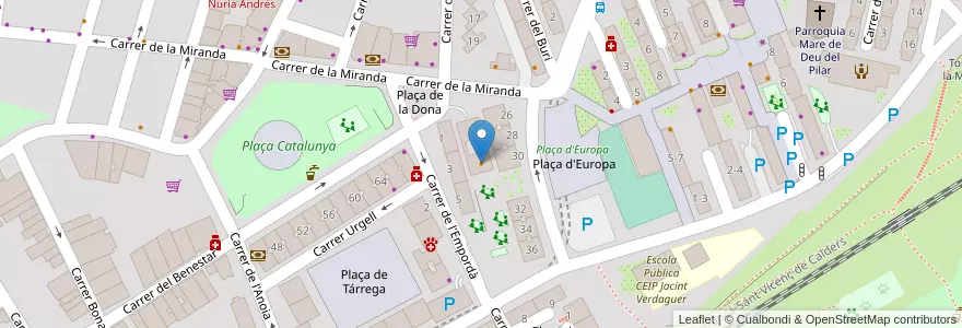 Mapa de ubicacion de Bar La Tasquista en اسپانیا, Catalunya, Barcelona, Baix Llobregat, Cornellà De Llobregat.