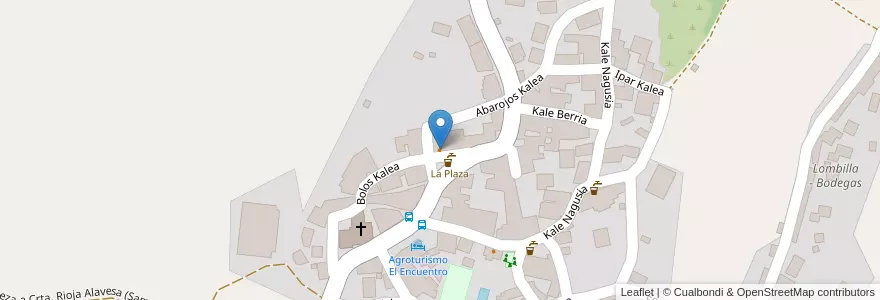 Mapa de ubicacion de Bar Laredo en İspanya, Bask Bölgesi, Araba/Álava, Arabako Errioxa/Rioja Alavesa, Leza.