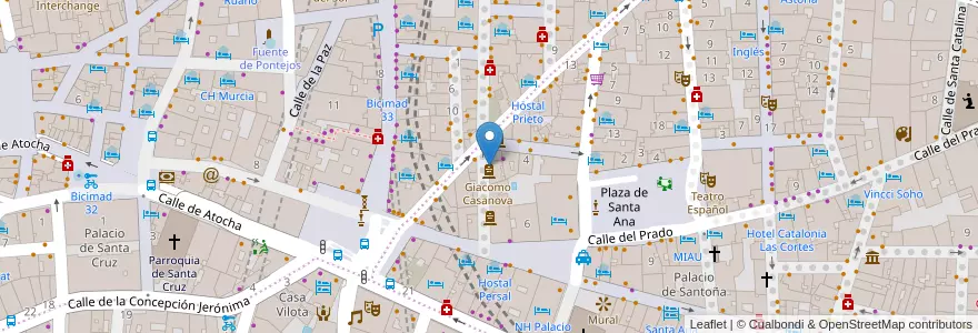 Mapa de ubicacion de Bar Las Bravas en Испания, Мадрид, Мадрид, Área Metropolitana De Madrid Y Corredor Del Henares, Мадрид.