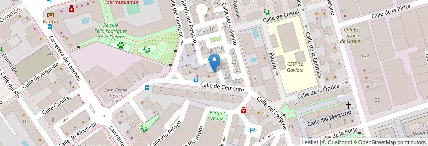 Mapa de ubicacion de Bar Lázaro en Spanien, Autonome Gemeinschaft Madrid, Autonome Gemeinschaft Madrid, Área Metropolitana De Madrid Y Corredor Del Henares, Torrejón De Ardoz.