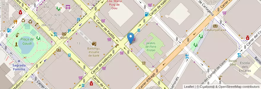 Mapa de ubicacion de Bar Levante en スペイン, カタルーニャ州, Barcelona, バルサルネス, Barcelona.