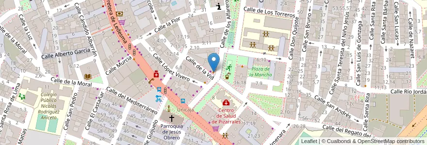 Mapa de ubicacion de Bar Lino en Espagne, Castille-Et-León, Salamanque, Campo De Salamanca, Salamanque.