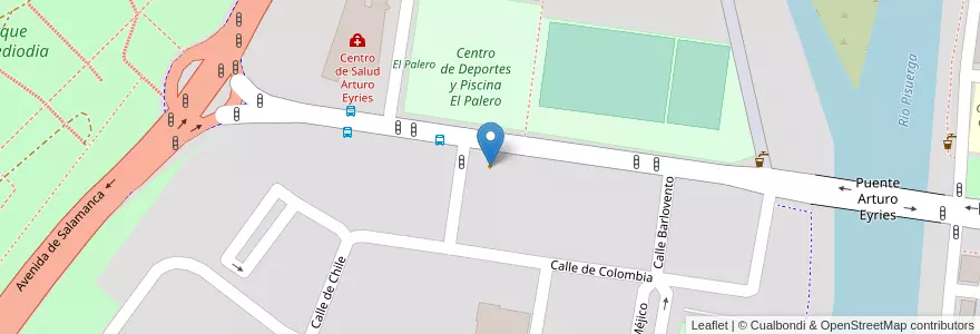 Mapa de ubicacion de Bar Lladolid en Spagna, Castilla Y León, Valladolid, Valladolid.