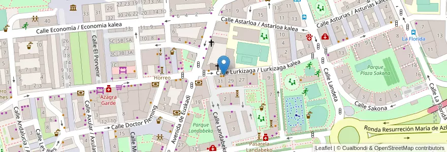 Mapa de ubicacion de Bar Londres en Испания, Страна Басков, Bizkaia, Bilboaldea, Barakaldo.