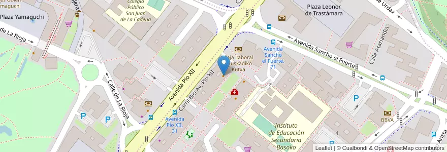 Mapa de ubicacion de Bar Londres en Испания, Наварра, Наварра, Памплона.