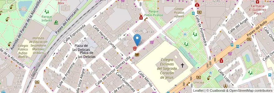 Mapa de ubicacion de Bar Los Carreños en İspanya, Castilla Y León, Salamanca, Campo De Salamanca, Salamanca.