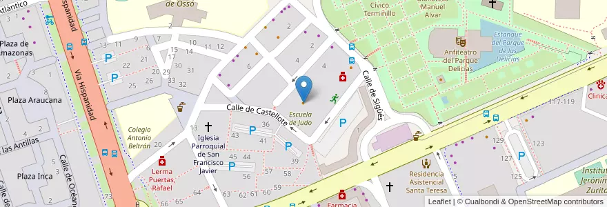 Mapa de ubicacion de Bar Los Cuñados en スペイン, アラゴン州, サラゴサ, Zaragoza, サラゴサ.