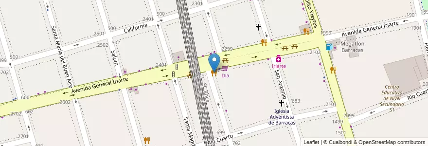 Mapa de ubicacion de Bar Los Laureles, Barracas en Argentinië, Ciudad Autónoma De Buenos Aires, Partido De Avellaneda, Comuna 4, Buenos Aires.