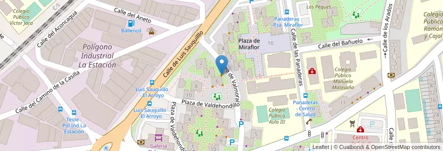 Mapa de ubicacion de Bar Manolo en Испания, Мадрид, Мадрид, Área Metropolitana De Madrid Y Corredor Del Henares, Fuenlabrada.