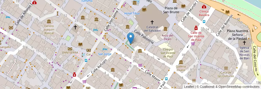 Mapa de ubicacion de Bar Marpy en إسبانيا, أرغون, سرقسطة, Zaragoza, سرقسطة.
