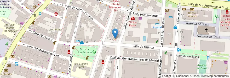 Mapa de ubicacion de Bar Minuto en Sepanyol, Comunidad De Madrid, Comunidad De Madrid, Área Metropolitana De Madrid Y Corredor Del Henares, Madrid.