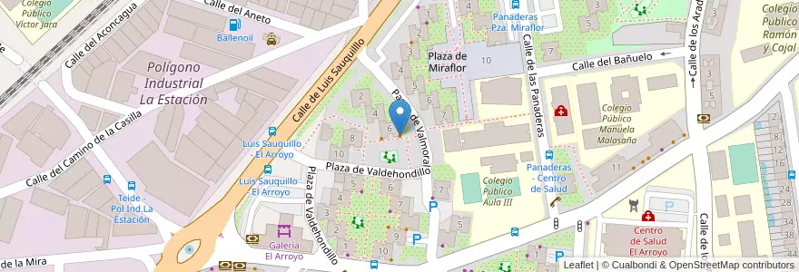 Mapa de ubicacion de Bar Miraflor en Spanje, Comunidad De Madrid, Comunidad De Madrid, Área Metropolitana De Madrid Y Corredor Del Henares, Fuenlabrada.
