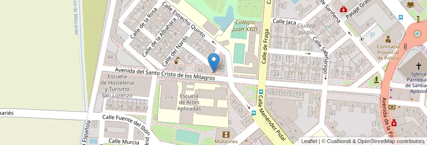 Mapa de ubicacion de Bar Morillo en Испания, Арагон, Уэска, Hoya De Huesca / Plana De Uesca, Уэска.