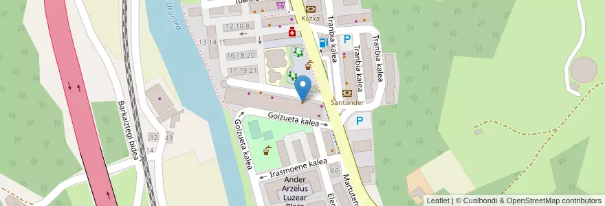 Mapa de ubicacion de Bar Nido en Spanien, Autonome Gemeinschaft Baskenland, Gipuzkoa, Donostialdea, Donostia/San Sebastián.