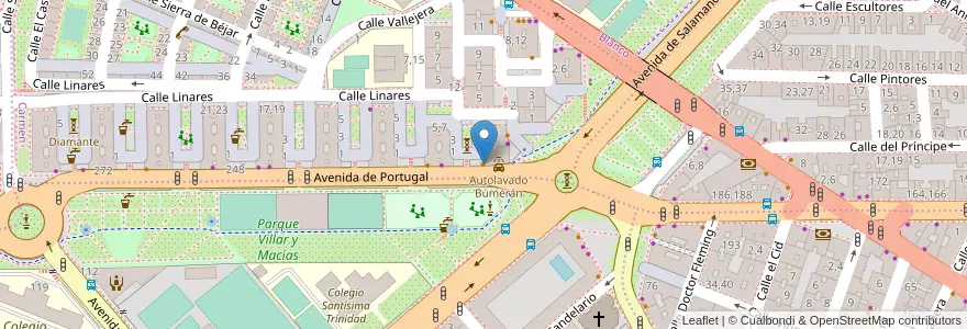 Mapa de ubicacion de Bar Nikar en España, Castilla Y León, Salamanca, Campo De Salamanca, Salamanca.