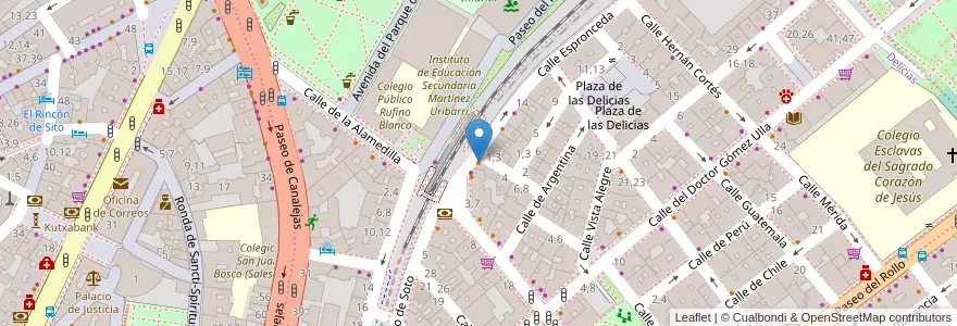 Mapa de ubicacion de Bar Oasis en Spanje, Castilië En León, Salamanca, Campo De Salamanca, Salamanca.