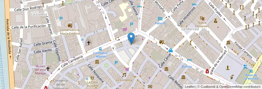 Mapa de ubicacion de Bar Okey en Espagne, Andalousie, Malaga, Málaga-Costa Del Sol, Málaga.