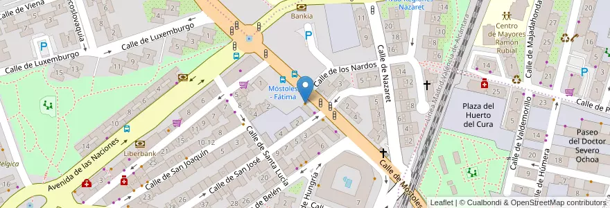 Mapa de ubicacion de Bar Olmedo en Испания, Мадрид, Мадрид, Área Metropolitana De Madrid Y Corredor Del Henares, Fuenlabrada.