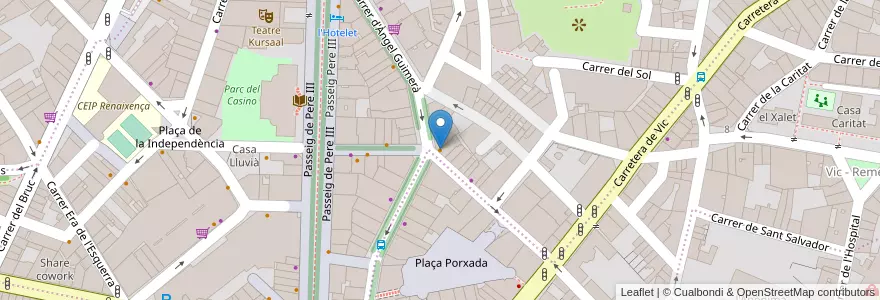 Mapa de ubicacion de Bar Oscar en España, Catalunya, Barcelona, Bages, Manresa.