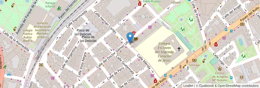 Mapa de ubicacion de Bar Pakio en Spanien, Kastilien Und León, Salamanca, Campo De Salamanca, Salamanca.