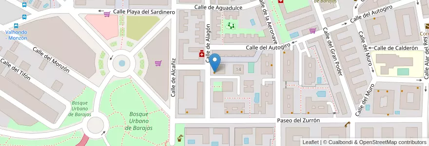 Mapa de ubicacion de Bar Pato en 스페인, Comunidad De Madrid, Comunidad De Madrid, Área Metropolitana De Madrid Y Corredor Del Henares, 마드리드.
