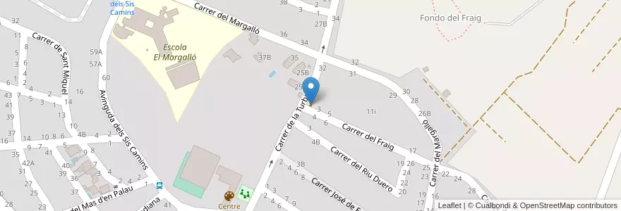 Mapa de ubicacion de Bar Pedralbes en Spanien, Katalonien, Barcelona, Garraf, Vilanova I La Geltrú.