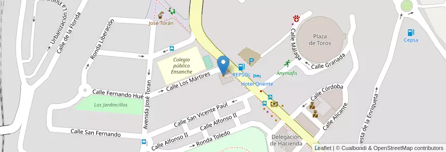 Mapa de ubicacion de Bar Pegaso en İspanya, Aragón, Teruel, Comunidad De Teruel, Teruel.