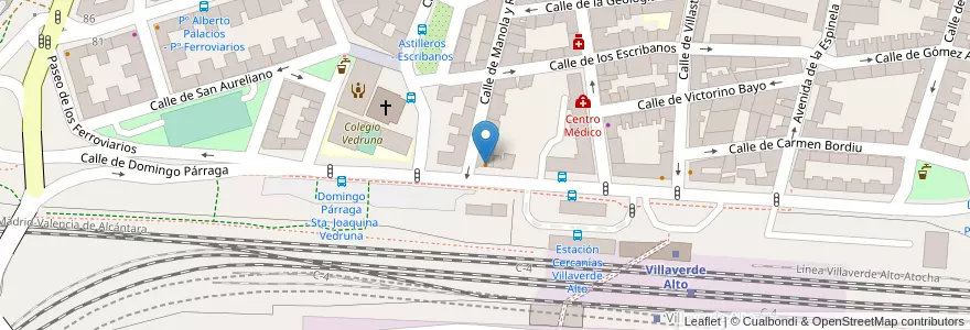 Mapa de ubicacion de Bar Peña de Francia en スペイン, マドリード州, Comunidad De Madrid, Área Metropolitana De Madrid Y Corredor Del Henares, Madrid.