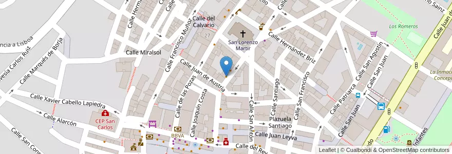 Mapa de ubicacion de Bar Peque en スペイン, マドリード州, Comunidad De Madrid, Cuenca Del Guadarrama, San Lorenzo De El Escorial.