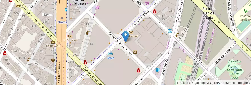 Mapa de ubicacion de Bar Petit en Испания, Каталония, Барселона, Барселонес, Барселона.