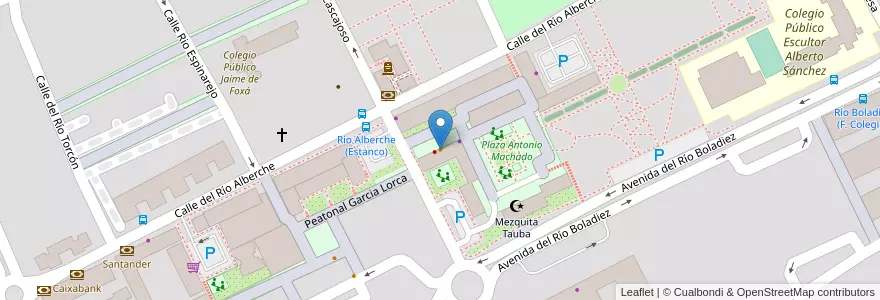 Mapa de ubicacion de Bar Piscis en スペイン, カスティーリャ＝ラ・マンチャ州, Toledo, Toledo, Toledo.