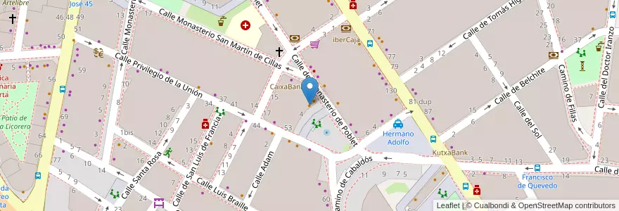 Mapa de ubicacion de Bar Plaza Aguayo en Spanien, Aragonien, Saragossa, Zaragoza, Saragossa.