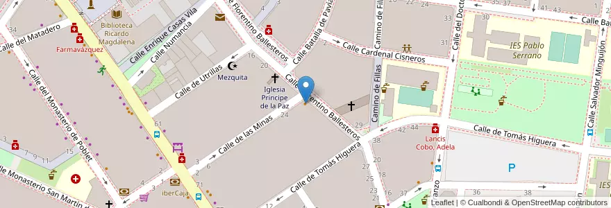 Mapa de ubicacion de Bar Remix en Spanien, Aragonien, Saragossa, Zaragoza, Saragossa.