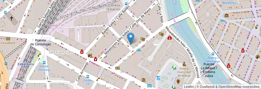Mapa de ubicacion de Bar Restaurante Aketxe en España, Euskadi, Bizkaia, Bilboaldea, Bilbao.