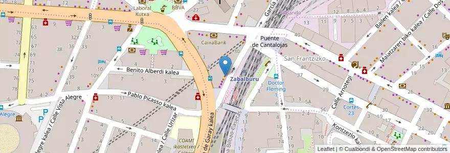 Mapa de ubicacion de Bar Restaurante Aktoxo en Sepanyol, Negara Basque, Bizkaia, Bilboaldea, Bilbao.