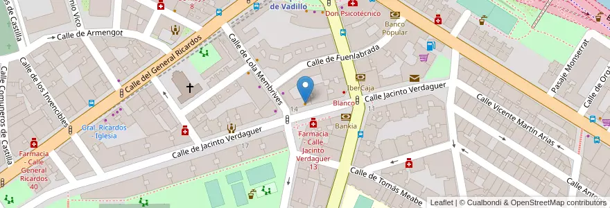 Mapa de ubicacion de Bar-restaurante Astur en Испания, Мадрид, Мадрид, Área Metropolitana De Madrid Y Corredor Del Henares, Мадрид.