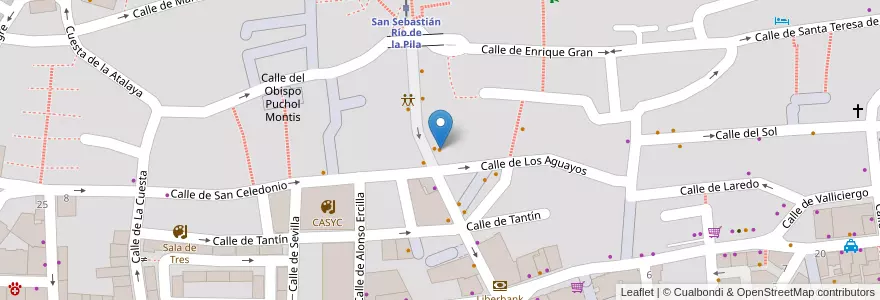 Mapa de ubicacion de Bar Restaurante Casa Goria en Espagne, Cantabrie, Cantabria, Santander, Santander.