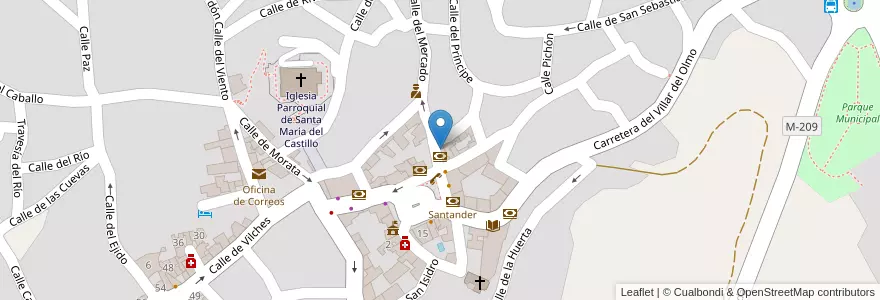 Mapa de ubicacion de Bar Restaurante El Gatus en スペイン, マドリード州, Comunidad De Madrid, Cuenca Del Henares, Campo Real.