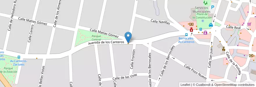 Mapa de ubicacion de Bar Restaurante El Tamiz en İspanya, Comunidad De Madrid, Comunidad De Madrid, Cuenca Del Guadarrama, Alpedrete.