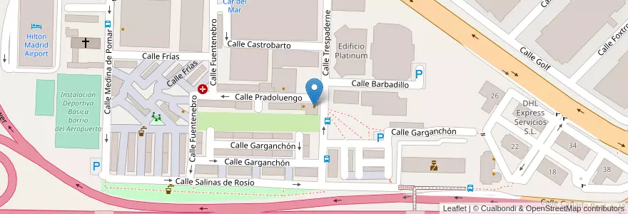 Mapa de ubicacion de Bar-Restaurante La Parada en Spain, Community Of Madrid, Community Of Madrid, Área Metropolitana De Madrid Y Corredor Del Henares, Madrid.